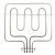 Heating element oven Gorenje 2000/950W /wide