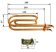 Heating element Water heater Hajdu 1800W