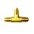 Brass fitting "T" 1/4"SAE x 1/4"SAE x 1/4"SAE