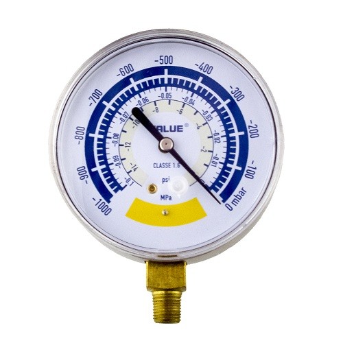 Vacuum meter Value D=80mm/ NPT 1/8"