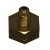 Brass adapter left thread 1/4"- G 1/2" (12 L/13L)