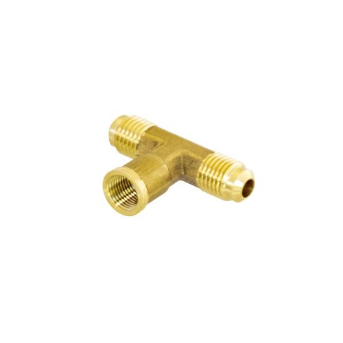 Brass fitting "T" 1/4"SAE x 1/8 NPT x 1/4"SAE