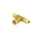 Brass fitting "T" 1/4"SAE x 1/8 NPT x 1/4"SAE