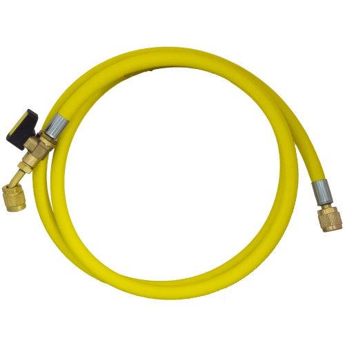 Refrigerant Hose Yellow 1500mm with valve